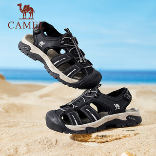骆驼（CAMEL）夏季新款休闲凉鞋户外沙滩镂空透气免系情侣鞋 G14M307627