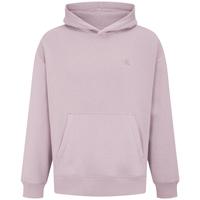 CK Jeans秋冬男女休闲简约字母刺绣宽松抓绒连帽卫衣40HM256