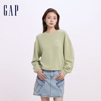 Gap女装字母logo长袖卫衣简约百搭女友T上衣640250