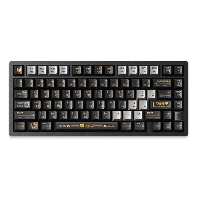 VGN 闪电75磁轴键盘RT电竞游戏客制化键盘81键铝坨坨热插拔 闪电万磁王太阳神轴