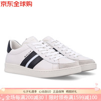 BALLY 巴利 男鞋休闲鞋男士板鞋低帮系带运动鞋（25年新款）6309512 白色 41 /7码