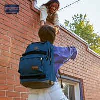 JANSPORT 双肩包 蓝色-侧袋+隔层