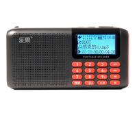 乐果（NOGO） R809全能王 蓝牙音响便携音箱数字选曲儿童MP3播放器学习机复读机老人收音机 R809复古红黑 标配+送32G空卡