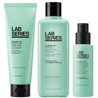 朗仕 LAB控油净爽三部曲（洁面+水+乳液）男士护肤套装520 控油三部曲（洁面+水+乳液）
