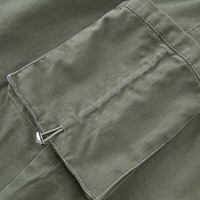 森马半身裙女开叉直筒长裙盐系酷春季街头酷飒风辣妹工装裙山系 绿色调00444 L 165/70A