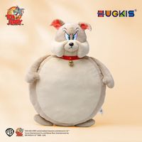 华纳 猫和老鼠 TOM 汤姆猫公仔可爱玩偶 斯派克50cm（圆扁形）