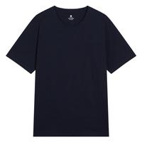 京东京造短袖t恤男潮流多色衣服男装男士T恤 黑色 S S (165/88A) 【100%纯棉】黑色