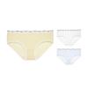25夏季Kappa/卡帕棉质内裤女士甜美提花棉三角裤