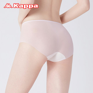 25夏季Kappa/卡帕棉质内裤女士甜美提花棉三角裤 浅粉/粉末蓝/香芋紫（提花棉-KP4K01） XXL