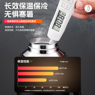 山點水保温壶大容量水壶户外便携水壶316不锈钢车载旅行壶