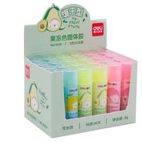 得力 固体胶儿童手工果冻胶棒大容量用高粘度胶水8g透明胶棒15g21g幼儿园手工用固体胶棒缓干型办公用