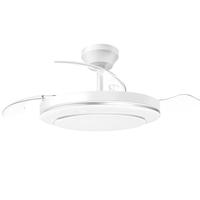 今日必买：美的 风扇灯一体餐厅吊扇灯led客厅卧室隐形扇叶护眼遥控灯饰灯具 42寸78瓦/小程序/1级能效 风扇灯