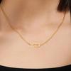 LUKFOOK JEWELLERY 六福珠宝 黄金项链 可爱猪鼻子套链 7.28g