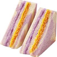 卡尔顿（Calleton）香芋三明治面包早餐芋泥芝士夹心下午茶代餐休闲零食品整箱420g 【香芋夹心】芋泥三明治420g