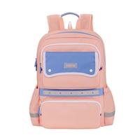 美旅放心书包大容量轻便 1-6年级小双肩背包卡通熊猫高颜值 NG3 NK1*001粉橘色