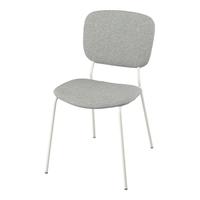 宜家(IKEA)VIHALS维哈斯软垫椅餐椅学习椅办公椅会议椅家用 白色/米灰色