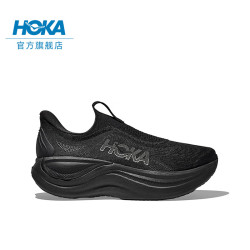HOKA 秋季公路跑步鞋 舒适稳定 黑色/黑色