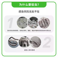 拜宠清宠物体内驱虫药打虫狗狗驱杀蛔虫绦虫幼成犬体外一体福来恩