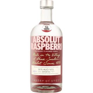 绝对伏特加（Absolut Vodka） 洋酒 覆盆子味 700ml 鸡尾酒基酒 覆盆子味 700mL 1瓶