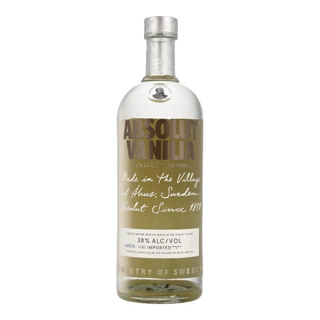 绝对伏特加 洋酒 香草味 1000ml 鸡尾酒基酒 香草味 1000mL 1瓶