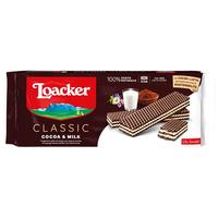 Loacker/莱家 可可牛奶味经典夹心威化饼干 175g
