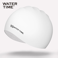 WaterTime游泳帽女款加大长发不勒头印花美人鱼系列专业硅胶泳帽