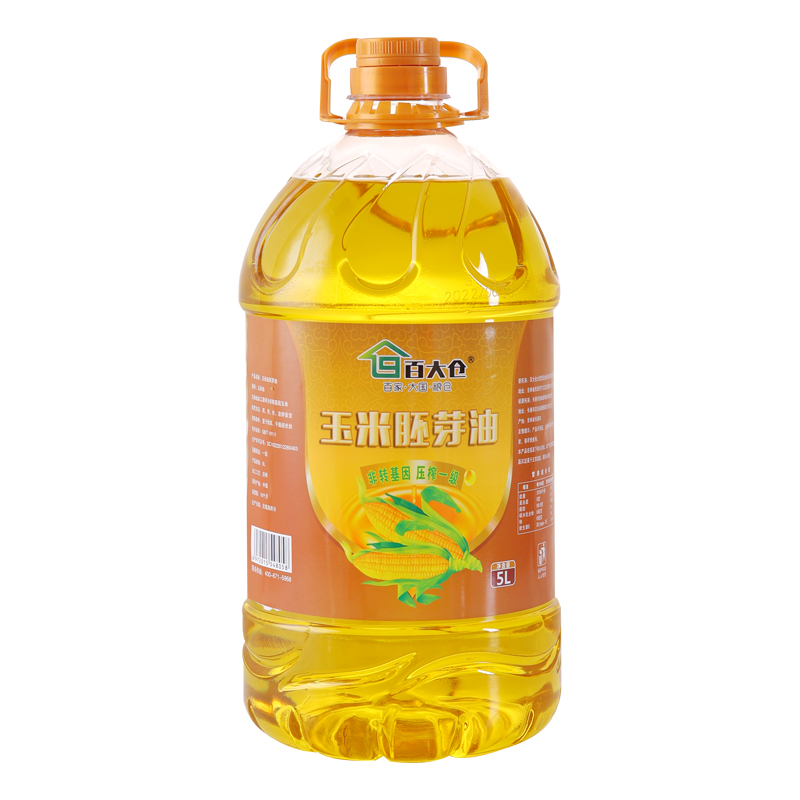 东北特产玉米油5L非转基因玉米胚芽油一级压榨食用油桶装家用