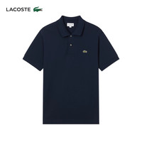鳄鱼法国LACOSTE男款棉商务休闲经典宽松大码翻领Polo衫 黑色 S (3) 115-130斤