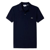 鳄鱼法国LACOSTE男款棉商务休闲经典宽松大码翻领Polo衫 暗蓝色 S (3) 115-130斤