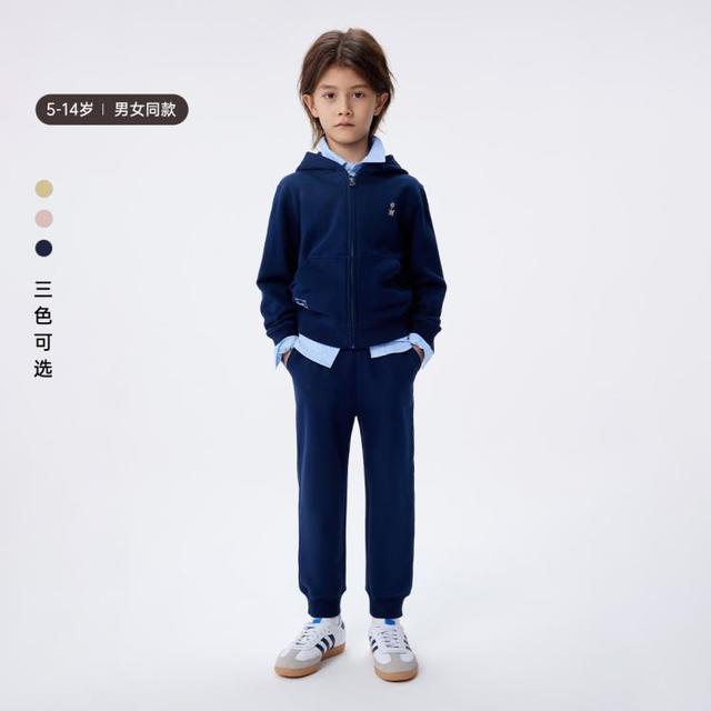 TEENIE WEENIE 男女童休闲百搭纯棉连帽外套
