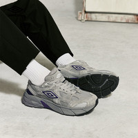 茵宝（Umbro）纪元鞋R909休闲鞋复古运动鞋女鞋春季男鞋 陨石灰/徽章蓝 40码-45码 41