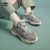 茵宝（Umbro）纪元鞋R909休闲鞋复古运动鞋女鞋春季男鞋 经典灰/亮灰色 35.5码-39码 37