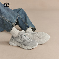 茵宝（Umbro）纪元鞋R909休闲鞋复古运动鞋女鞋春季男鞋 经典灰/亮灰色 35.5码-39码 36