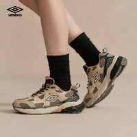 茵宝（Umbro）纪元鞋R909休闲鞋复古运动鞋女鞋春季男鞋 枯木灰/奶茶色 35.5码-45码 42