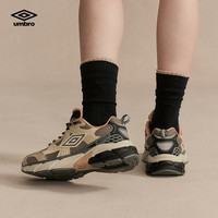 茵宝（Umbro）纪元鞋R909休闲鞋复古运动鞋女鞋春季男鞋 枯木灰/奶茶色 35.5码-45码 44