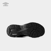 茵宝（Umbro）纪元鞋R909休闲鞋复古运动鞋女鞋春季男鞋 黑色/砂黑 男款 42.5