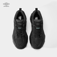 茵宝（Umbro）纪元鞋R909休闲鞋复古运动鞋女鞋春季男鞋 黑色/砂黑 男款 45