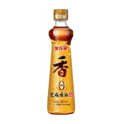金龙鱼 100%纯芝麻香油 零添加  凉拌调味油 380ML 2瓶
