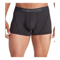 EXOFFICIO 男士 Give-n-Go 运动网眼 2.0 平角内裤 7.62 厘米,黑色/黑色,XXL 码