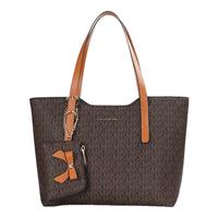 MK 轻奢包包女包单肩包手提包大容量托特包520 咖啡色（礼盒装）