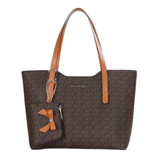 MK 轻奢包包女包单肩包手提包大容量托特包520 咖啡色（礼盒装）