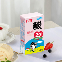 菊乐 酸乐奶经典原味风味奶牛奶酸奶儿童早餐奶成都味道260g*16盒