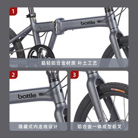 邦德富士达捷圣折叠自行车20寸9速变速油碟铝合金超轻便携轻便车 其他