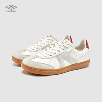 茵宝 板鞋复古星跃鞋男鞋运动鞋德训鞋女鞋休闲鞋 象牙白/桦树沙男女同款 44