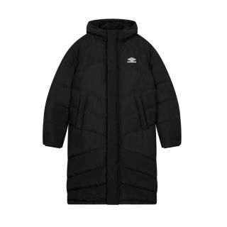 茵宝（Umbro）运动连帽羽绒服中长户外冬季大衣保暖加厚外套 凝眸黑 拍小一码 S 充绒量：283