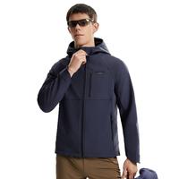 诺诗兰【雁荡Ⅱ】25秋季户外风雪外套男女杜邦三防保暖耐磨夹克软壳衣 凝岩灰色-70E男 180