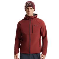 诺诗兰【雁荡Ⅱ】25秋季户外风雪外套男女杜邦三防保暖耐磨夹克软壳衣 朱草红色-70E男 180