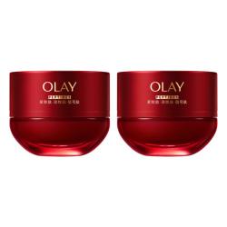 OLAY 全新第六代超红瓶面霜滋润50*2抗皱紧致修护大红瓶生日礼物送女友