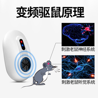 圣兰德驱鼠器超声波大功率驱赶老鼠电子灭驱鼠家用一窝室内端