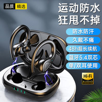 众果 顶配运动挂耳式蓝牙耳机无线降噪HIFI音质超长续航健身跑步外卖骑行可单耳运动耳机防水汗 豪华版丨